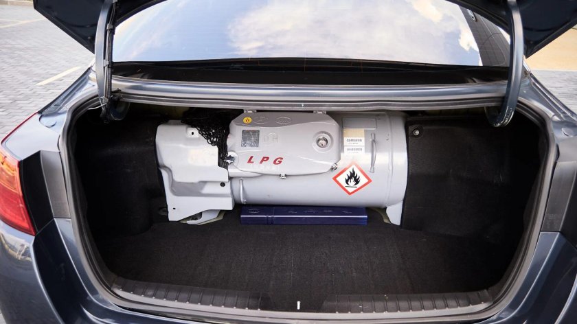 Размер багажника Киа к5