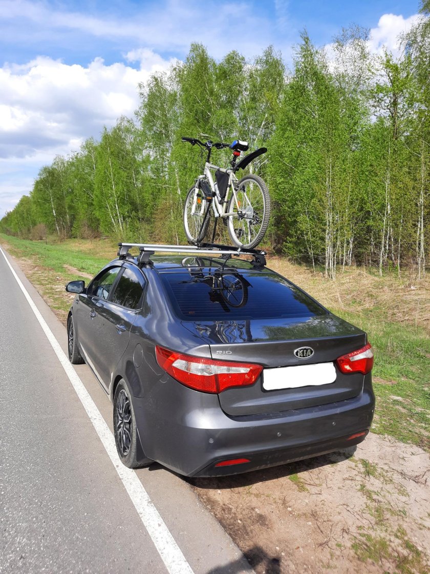 Багажник для велосипеда Киа Рио 3