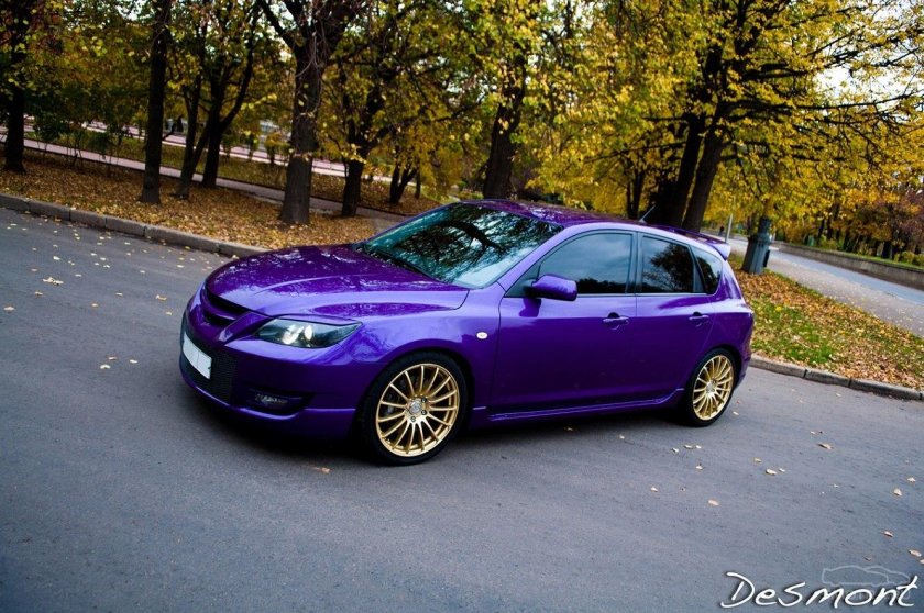 Mazda 3 BK фиолетовая