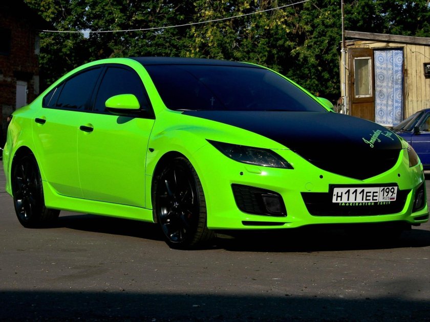 Mazda 6 GH салатовая