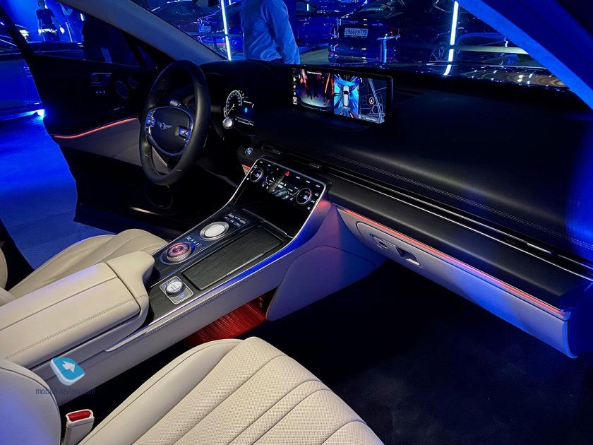 Genesis gv80 подсветка салона