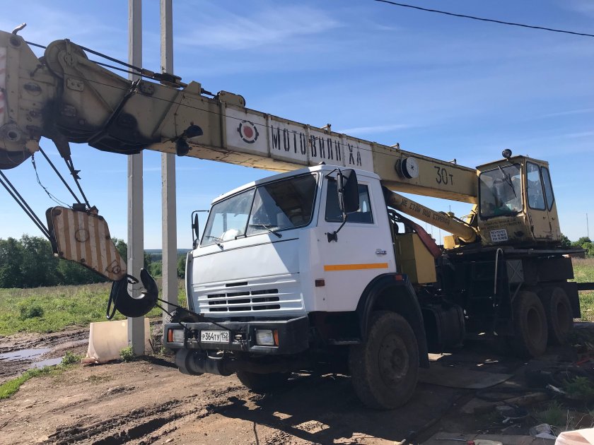 КАМАЗ кран 30 тонн