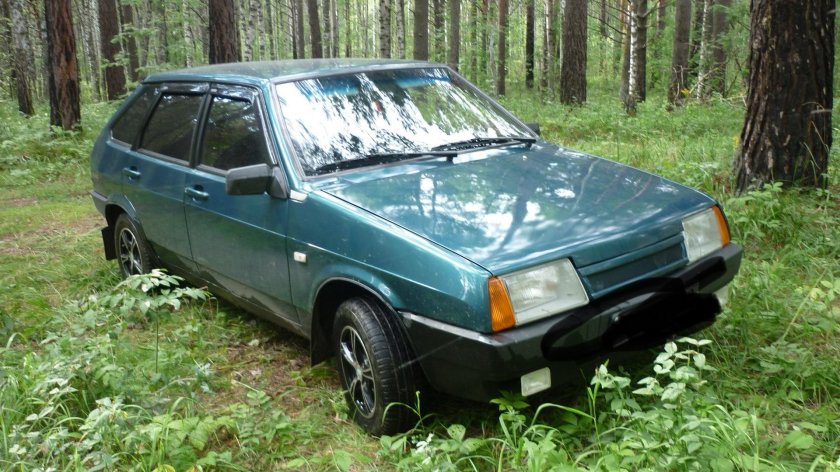 Лада 2109 зеленая
