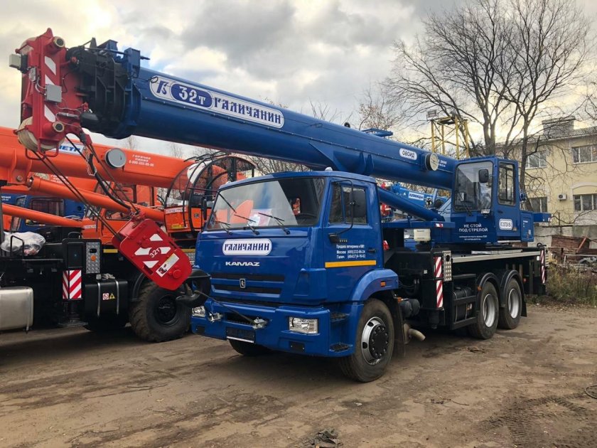 Автокран галичанин 25 тонн