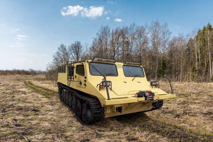 Плавающий гусеничный снегоболотоход 5901