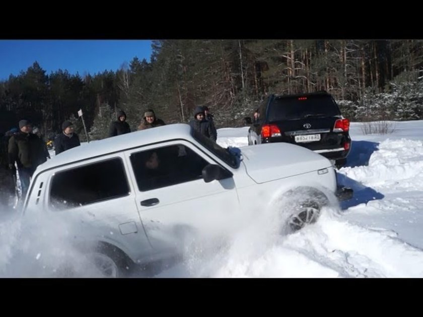 Нива в Глубоком снегу