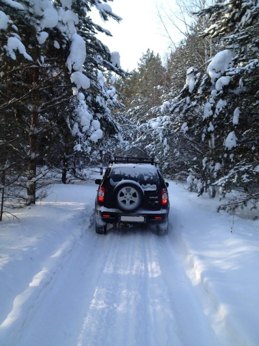 Chevrolet Niva зимой