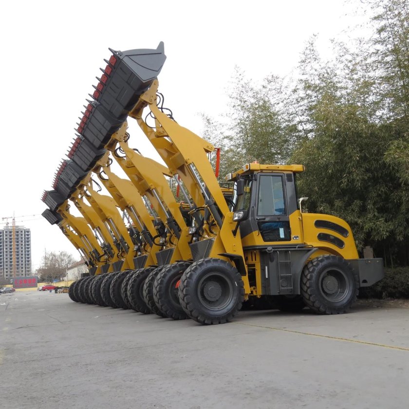 Экскаватор погрузчик bull