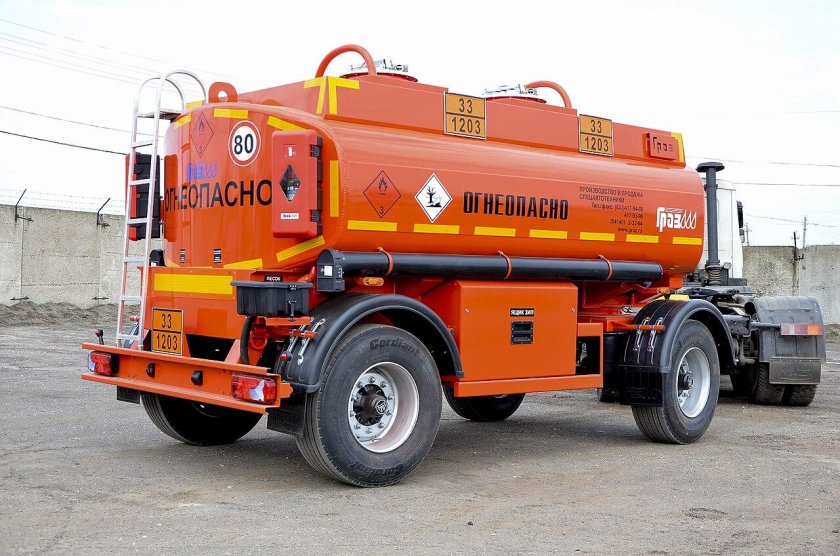 Прицеп-цистерна ПЦ-6,7-8925