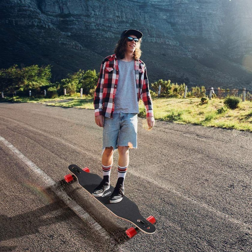 Кататься на лонгборде