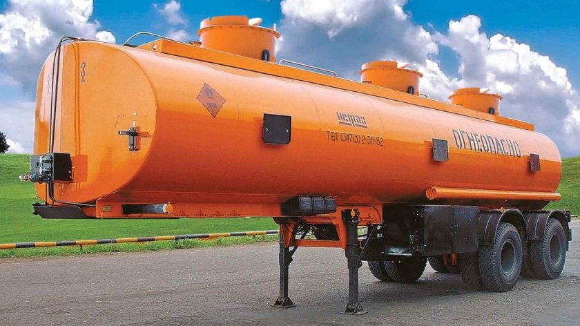 Полуприцеп НЕФАЗ автоцистерна