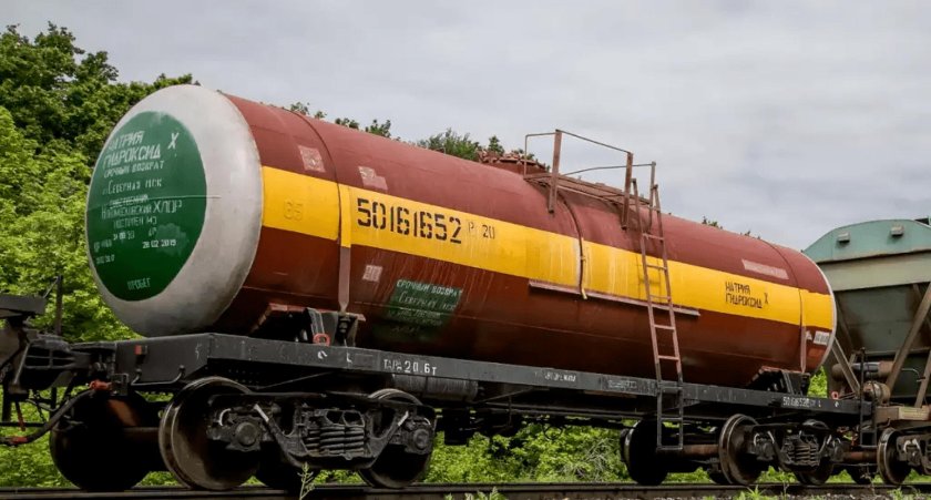 Вагон цистерна 15-1548 (серная кислота)