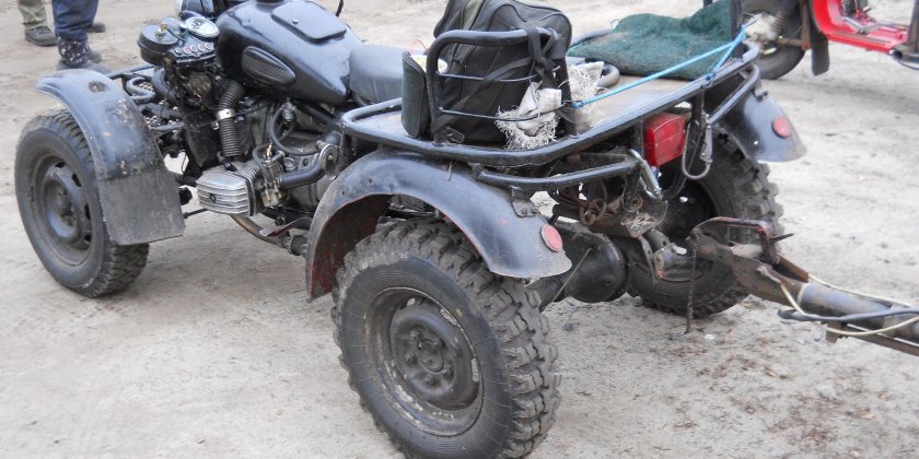 Мотоцикл Урал квадроцикл 4х4