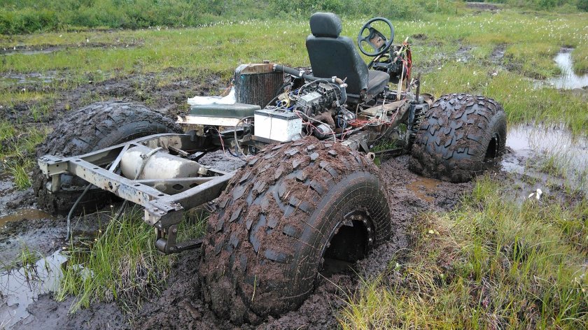 Болотоход с УАЗ 469