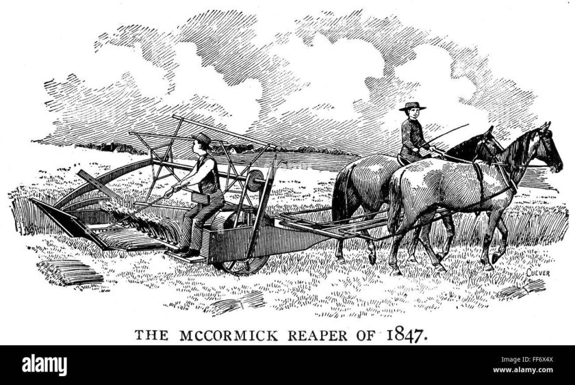 Механическая жатка Маккормика