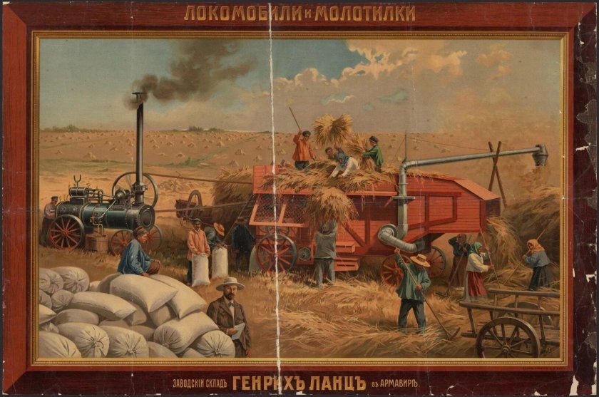 Паровые молотилки 19 век