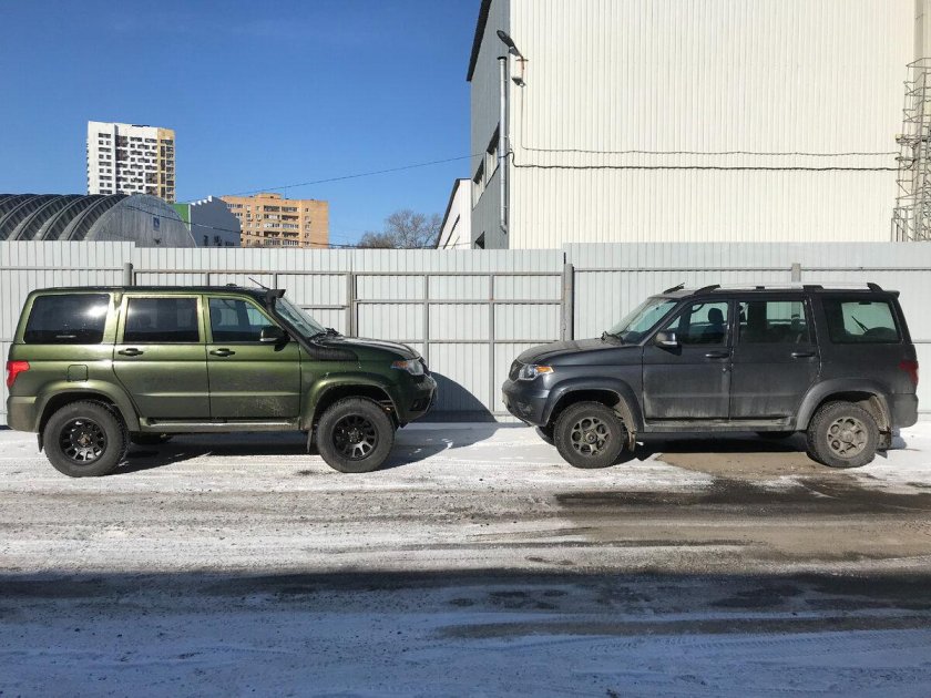 УАЗ Патриот на 32 колесах