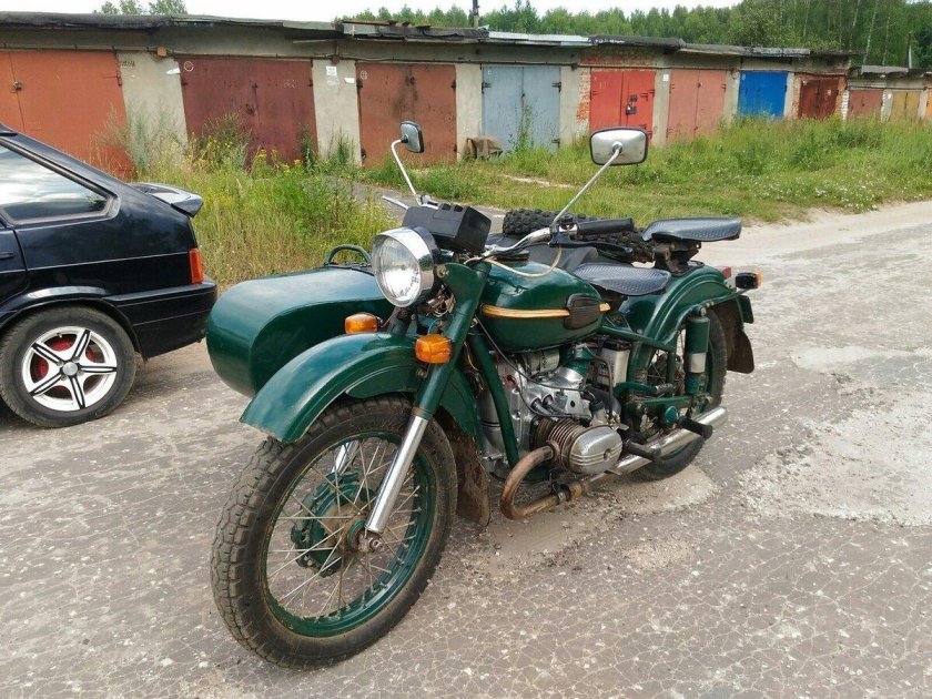 Мотоцикл Урал 1974