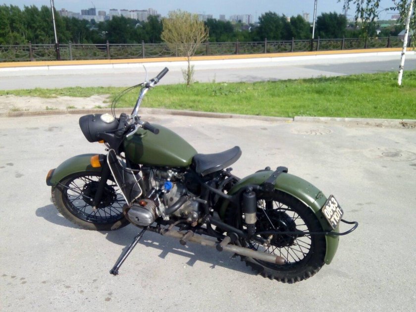Мотоцикл Урал м66 кастом