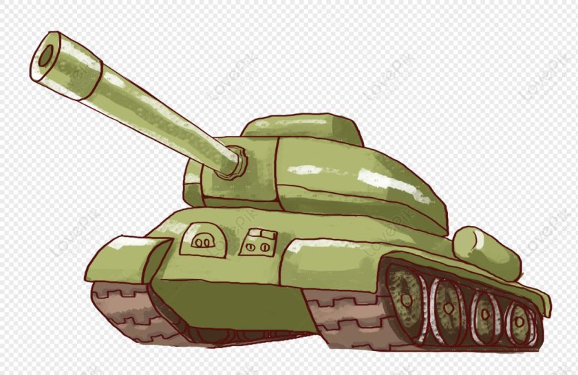 Танк мультяшный