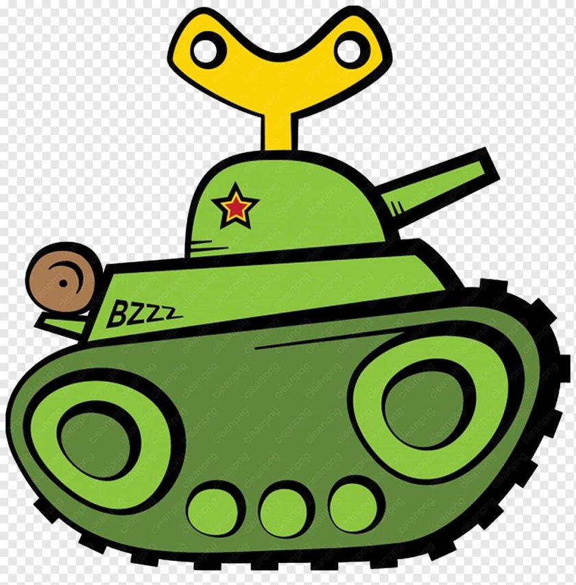Танк мультяшный