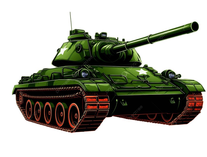 Танк без фона