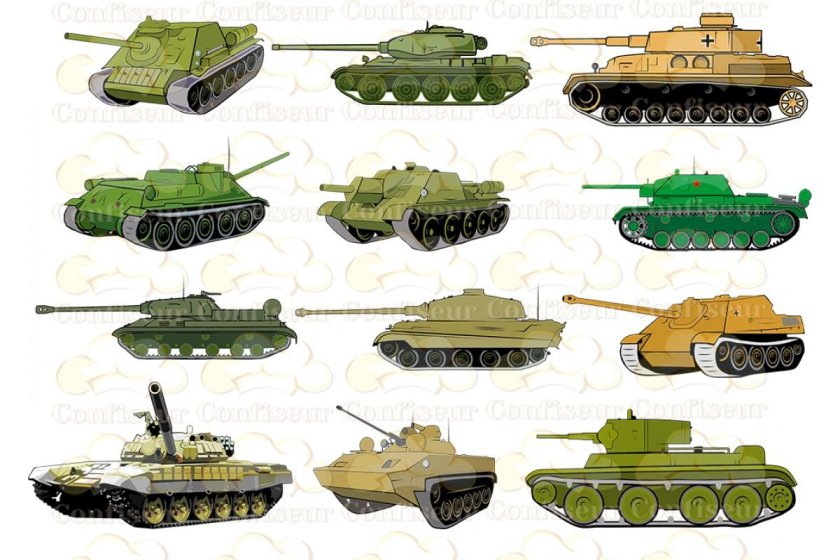 Танк векторное изображение