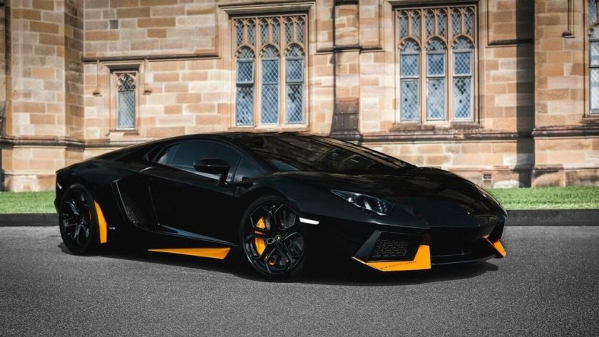 Lamborghini Aventador lp700 чёрный