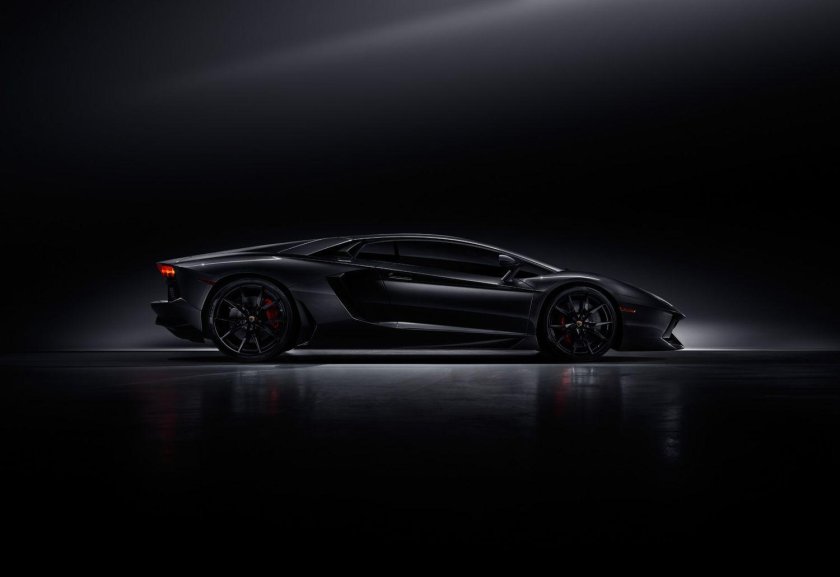 Lamborghini aventador lp 700 чёрный