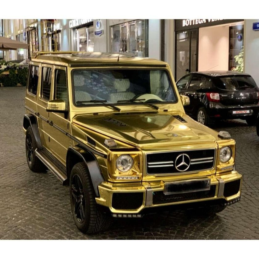 Мерседес Гелендваген Брабус золотой