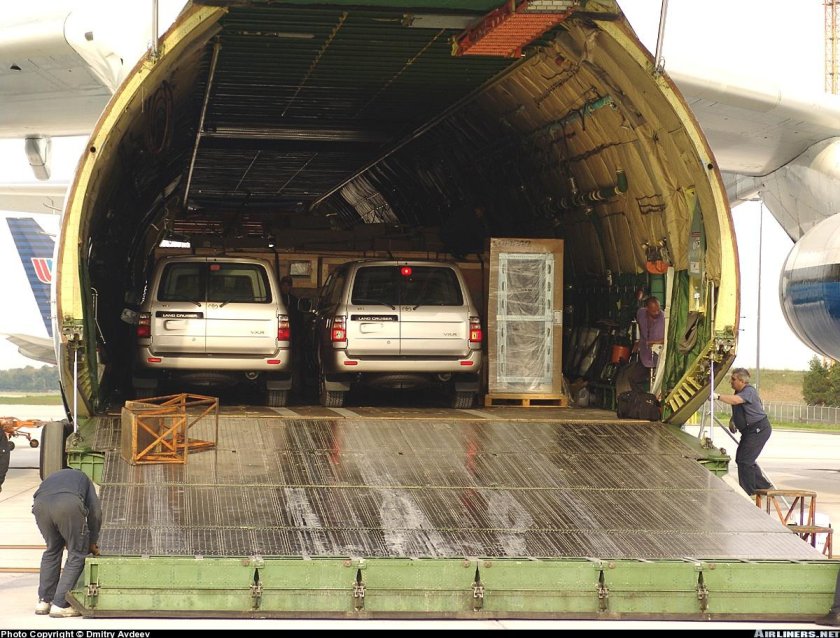 АН 124 грузовой отсек