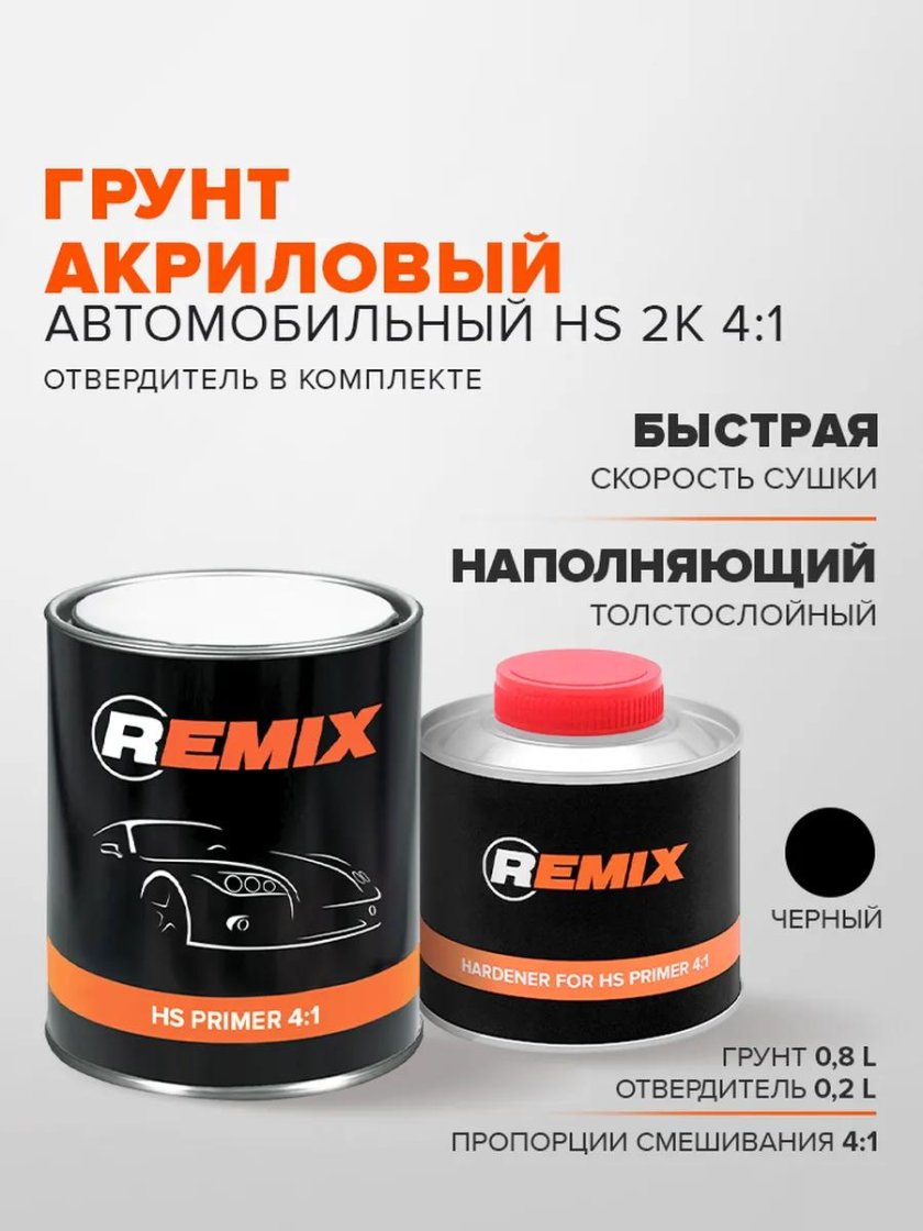 Грунт автомобильный акриловый