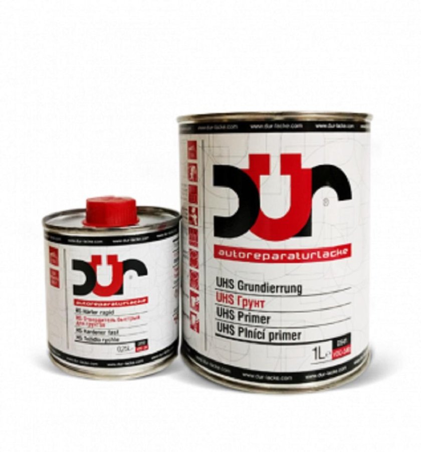 Dur UHS грунт светло-серый с отвердителем (1л+0,25л) комплект