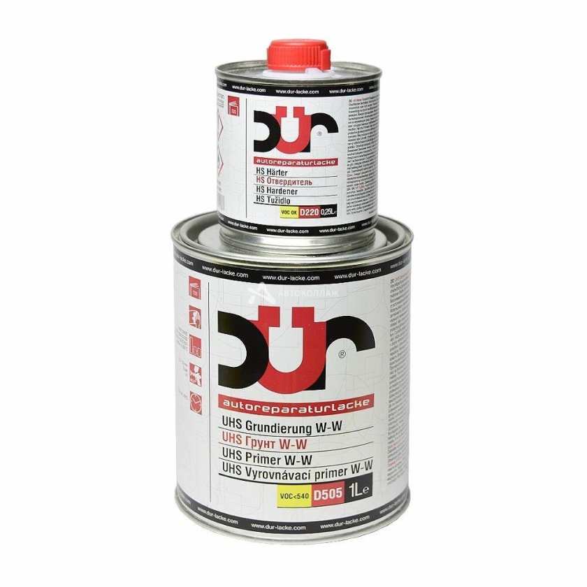 Body 607 UHS грунт 4:1 акриловый толстослойный черный, 0.8л/0.2л