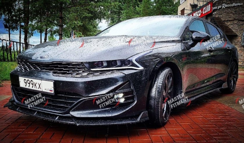 Сплиттер переднего бампера