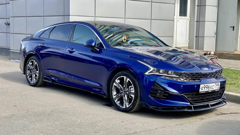Синяя киа к 5