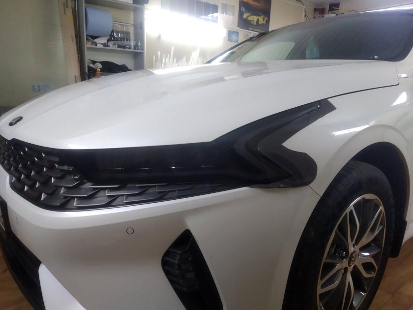 Kia k5 белый перламутр