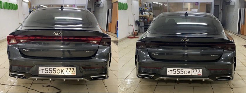 Kia k5 антихром