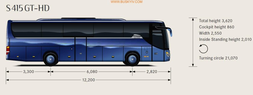 Hyundai Universe Space Luxury чертеж