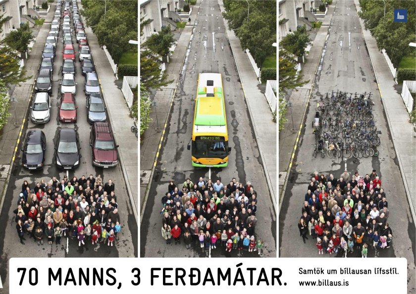 Сравнение автобуса и автомобиля