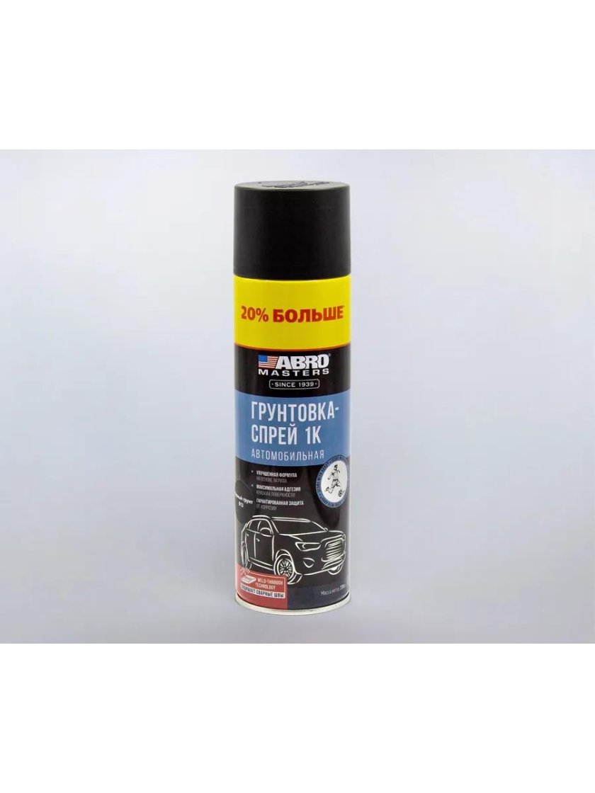 Грунтовка спрей abro masters серая