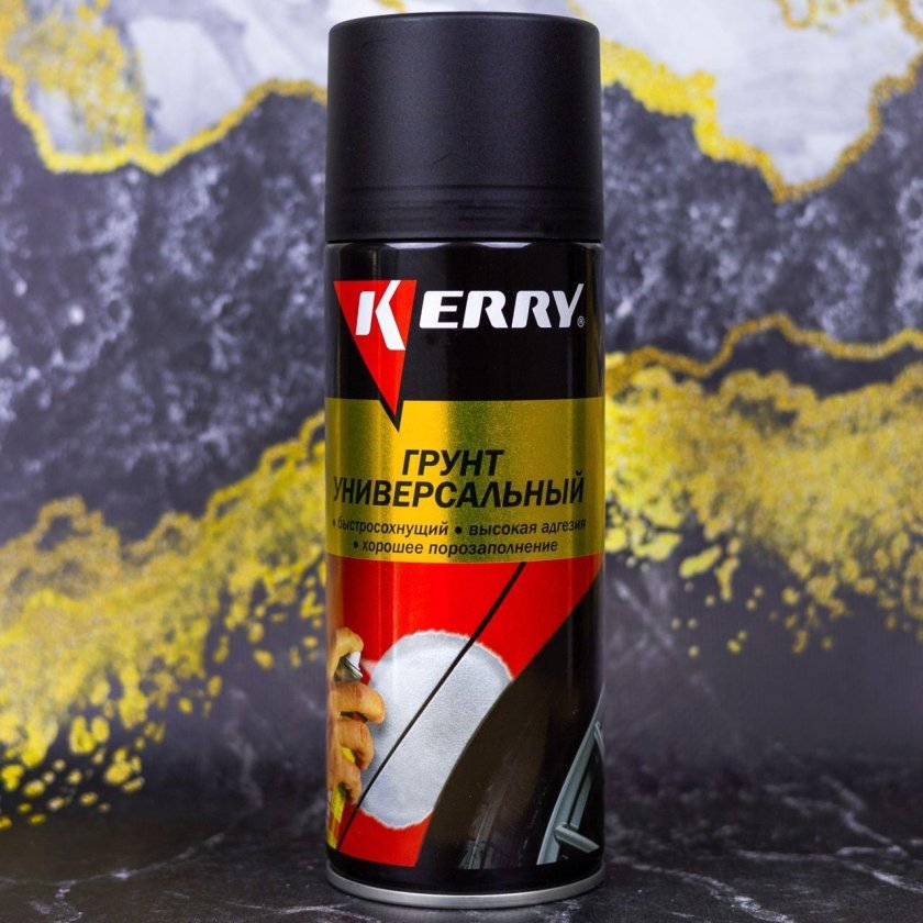 Грунт спрей белый аэрозоль 520 мл kerry kr-925-4