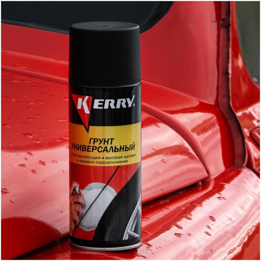 Грунт спрей белый аэрозоль 520 мл Kerry kr-925-4