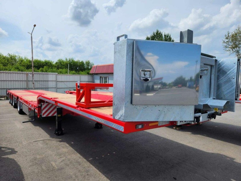 Полуприцеп низкорамный