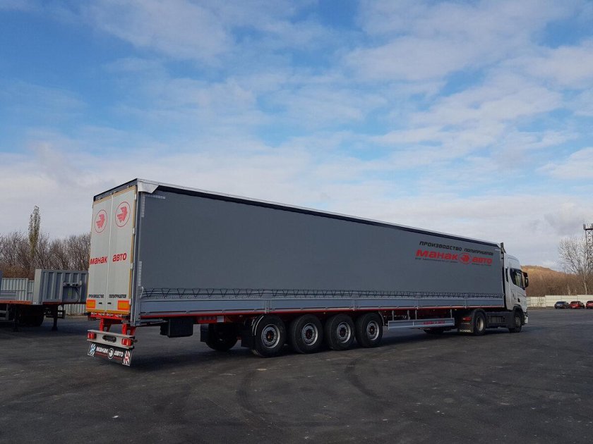 Полуприцеп Тонар штора 16.5 метров