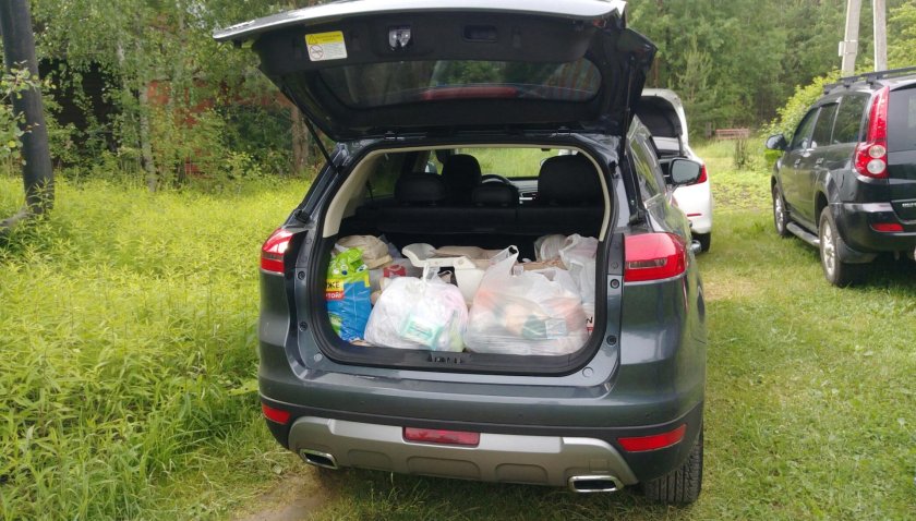 Geely Atlas 1 багажник