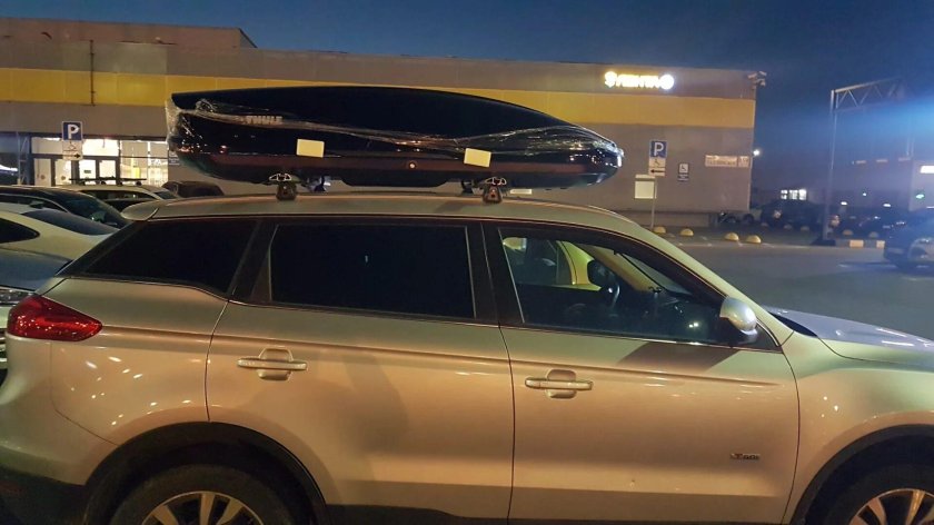 Geely Atlas Pro багажник на крышу