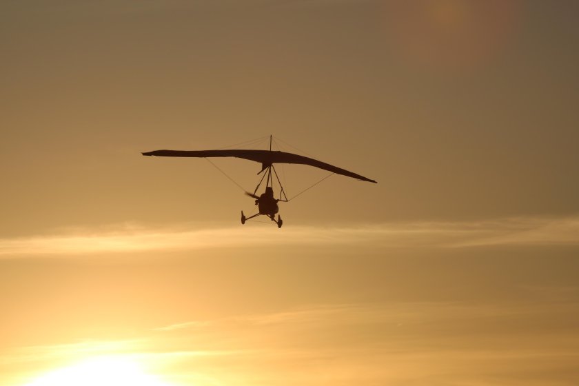 Мотодельтаплан в небе