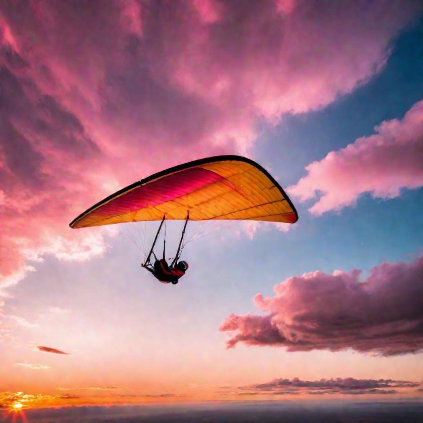 Полет на дельтаплане