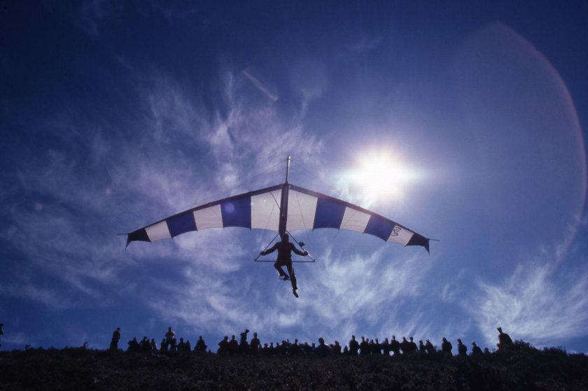 Полет на дельтаплане